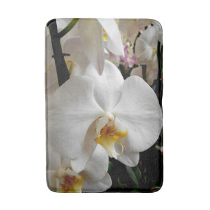 Alfombrilla De Baño Orquídea blanca