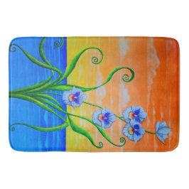 Alfombrilla De Baño Orquídeas del Océano Sunset