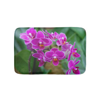 Alfombrilla De Baño Orquídeas Púrpura