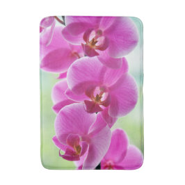 Alfombrilla De Baño Orquídeas rosadas preciosas