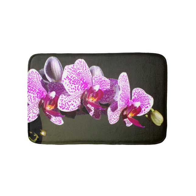 Alfombrilla De Baño Orquídeas rosas (Anverso)