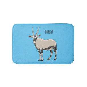 Alfombrilla De Baño Oryx cartoon illustration
