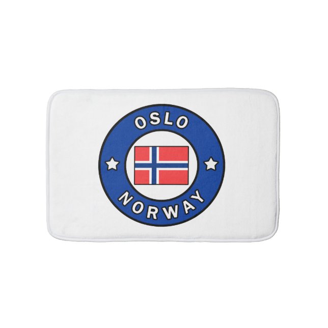 Alfombrilla De Baño Oslo Noruega (Anverso)