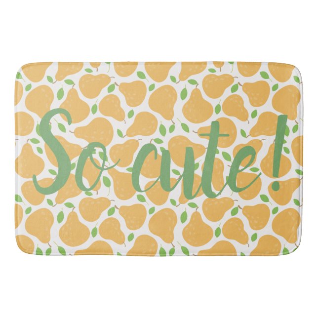 Alfombrilla De Baño Oso Amarillo | So Cute Bath Mat (Anverso)