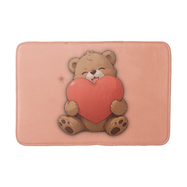 Alfombrilla De Baño Oso de guarnición (Anverso)