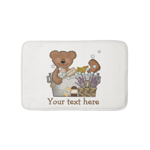 Alfombrilla De Baño Oso De Teddy En Bath Tub Bath Mat