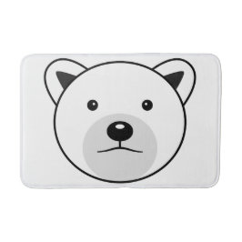 Alfombrilla De Baño Oso polar Personalizado lindo