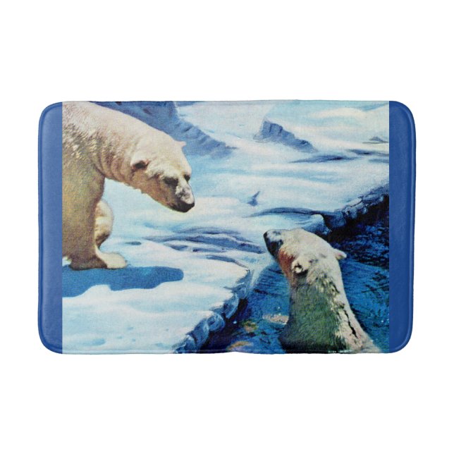 Alfombrilla De Baño osos polares (Anverso)