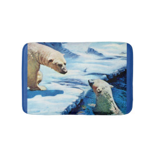 Alfombrilla De Baño osos polares