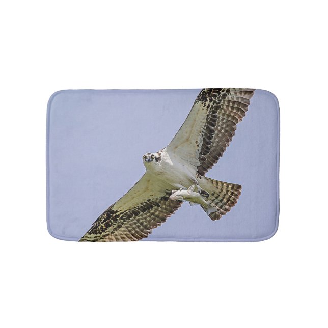 Alfombrilla De Baño Osprey con un pez (Anverso)