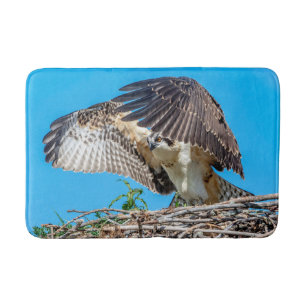 Alfombrilla De Baño Osprey juvenil en el nido
