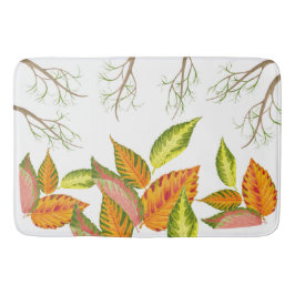 Alfombrilla De Baño Otoño del partido en una barba