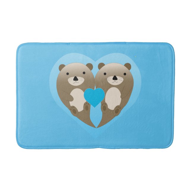Alfombrilla De Baño Otter Love (Anverso)