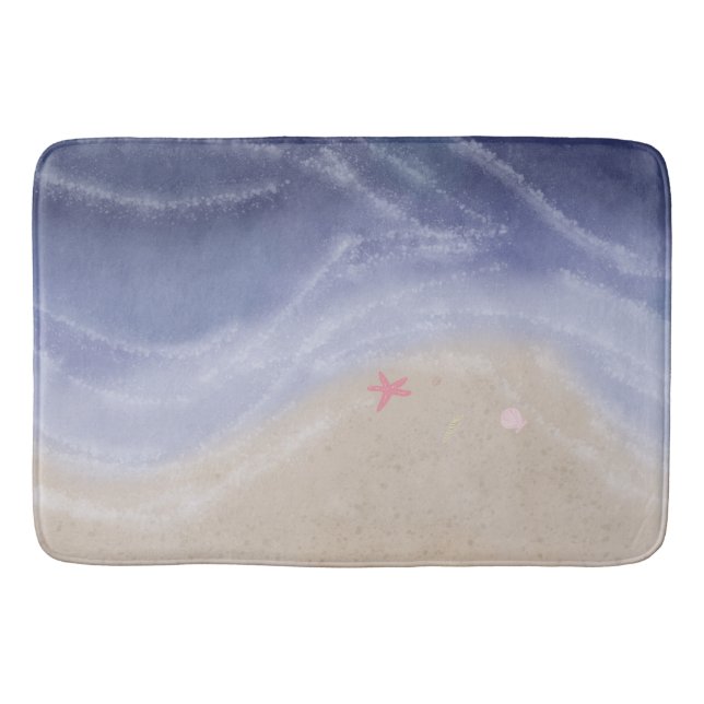 Alfombrilla De Baño Painted beach  (Anverso)