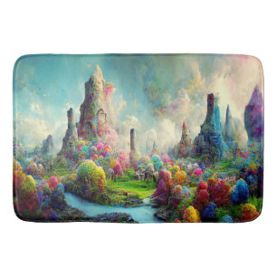 Alfombrilla De Baño Paisaje colorido y encantador de la naturaleza aje