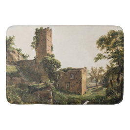 Alfombrilla De Baño Paisaje con ruinas (antiguo edificio en ruinas)