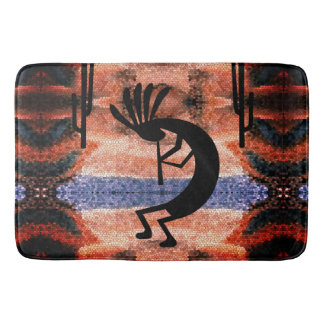 Alfombrilla De Baño Paisaje del desierto de Kokopelli