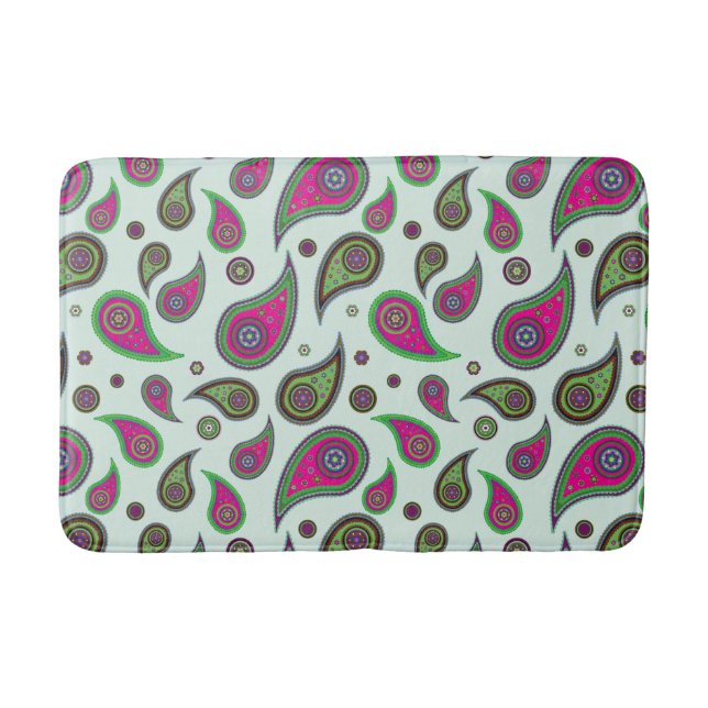 Alfombrilla De Baño Paisley Design Bath Mat (Anverso)