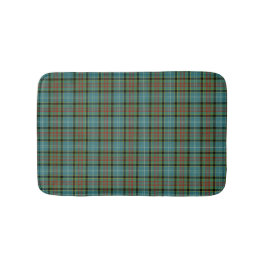 Alfombrilla De Baño Paisley Scotland Tartan Verde azulada Plaid Patter