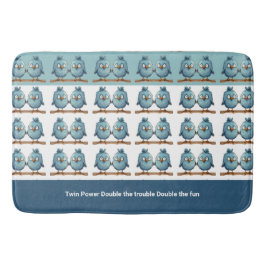 Alfombrilla De Baño Pájaros gemelos