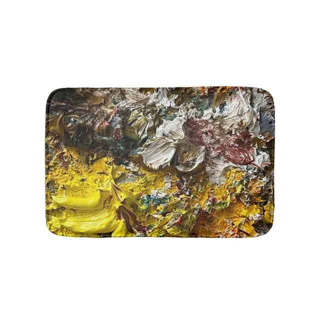 Alfombrilla De Baño Paleta del artista #1 (Anverso)