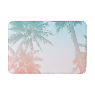 Alfombrilla De Baño Palm Trees Vintage De La Playa
