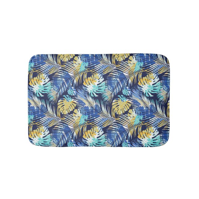 Alfombrilla De Baño Palmeras Tropicales (Anverso)