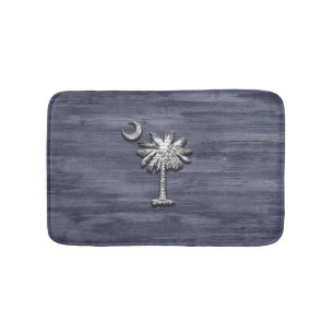 Alfombrilla De Baño Palmetto y luna de Carolina del Sur