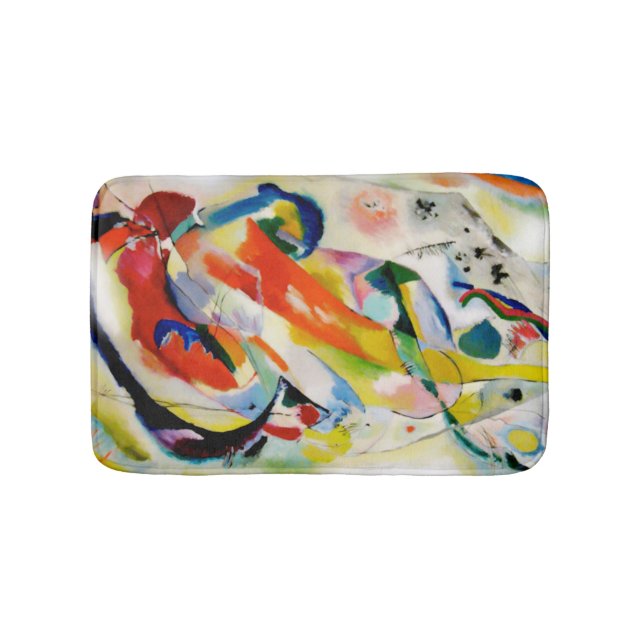 Alfombrilla De Baño Panel de pared abstracto Kandinsky 1914 de PixDezi (Anverso)