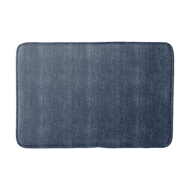 Alfombrilla De Baño Pantalón de mezclilla azul falso (Anverso)