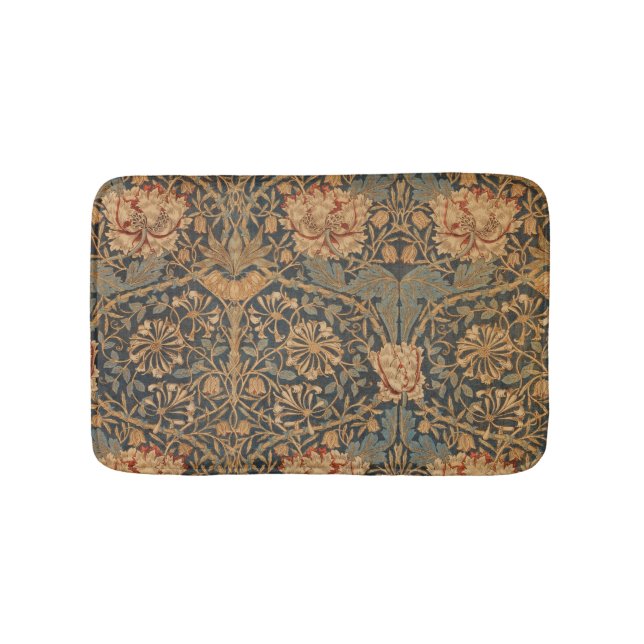 Alfombrilla De Baño Papel pintado rico de madreselva de William Morris (Anverso)