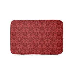 Alfombrilla De Baño Papel pintado rojo