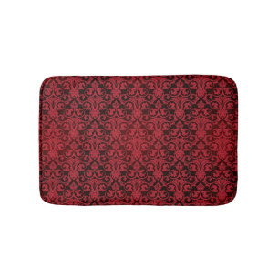 Alfombrilla De Baño Papel pintado rojo 2