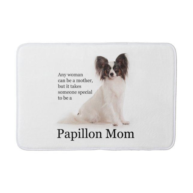 Alfombrilla De Baño Papillon Mom Bath Mat (Anverso)