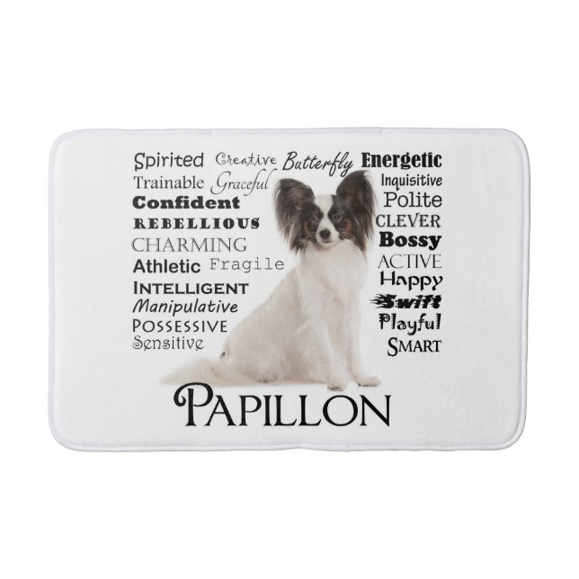 Alfombrilla De Baño Papillon Traits Bath Mat (Anverso)