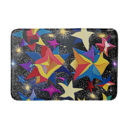 Alfombrilla De Baño Paraíso de la galaxia - Noche estrellada abstracta