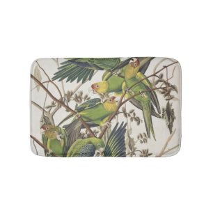 Alfombrilla De Baño Parakeet de Carolina, de "pájaros de América",