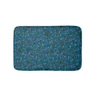 Alfombrilla De Baño Parece cadete o azul real texturado de pared