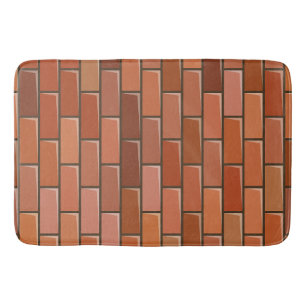 Alfombrilla De Baño pared de ladrillo