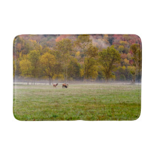 Alfombrilla De Baño Pareja de Elk de Grazing Bath Mats