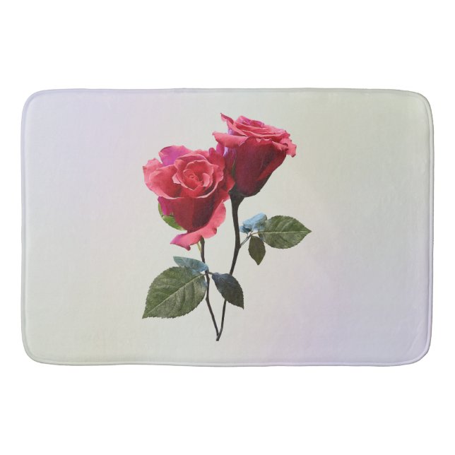 Alfombrilla De Baño Pareja de Rosas (Anverso)