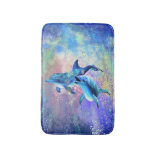 Alfombrilla De Baño Pareja Dolphin Bath Mat