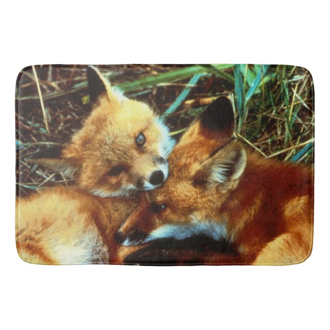 Alfombrilla De Baño Pareja Fox (Anverso)