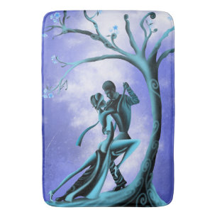 Alfombrilla De Baño Pareja romántica baila tango blando