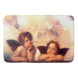 Alfombrilla De Baño Pares de Putti de ángeles