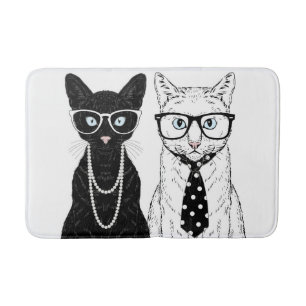 Alfombrilla De Baño Pares del gato