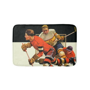 Alfombrilla De Baño Partido del hockey sobre hielo