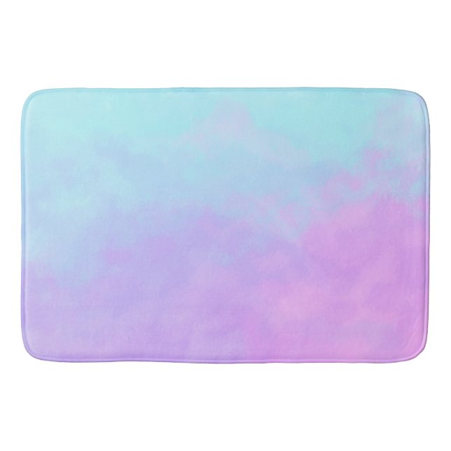 Alfombrilla De Baño Pastel Abstract Clouds (Anverso)