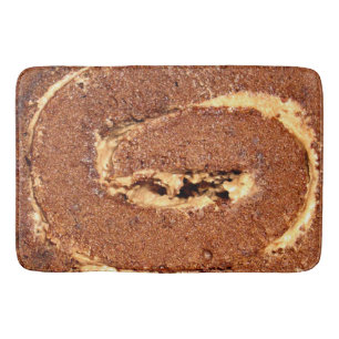 Alfombrilla De Baño Pastel de crema de café,