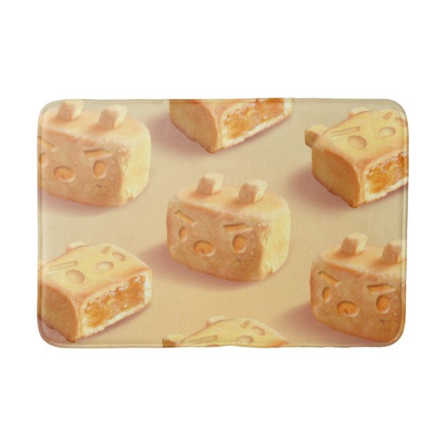 Alfombrilla De Baño Pastel de piña (Anverso)